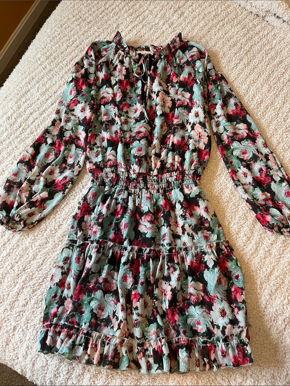 Beautiful floral mini dress
